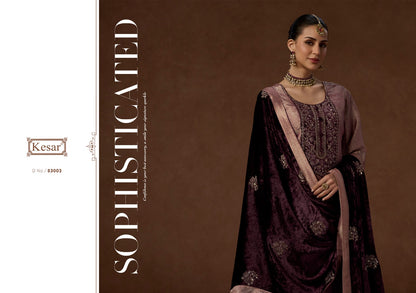 New Silsiley Kesar Woven Silk Velvet Suits Supplier