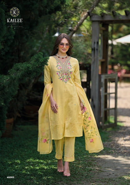 New Summer Garden Kailee Fashion Pure Cotton Readymade Pant Style Suits Wholesaler Ahmedabad