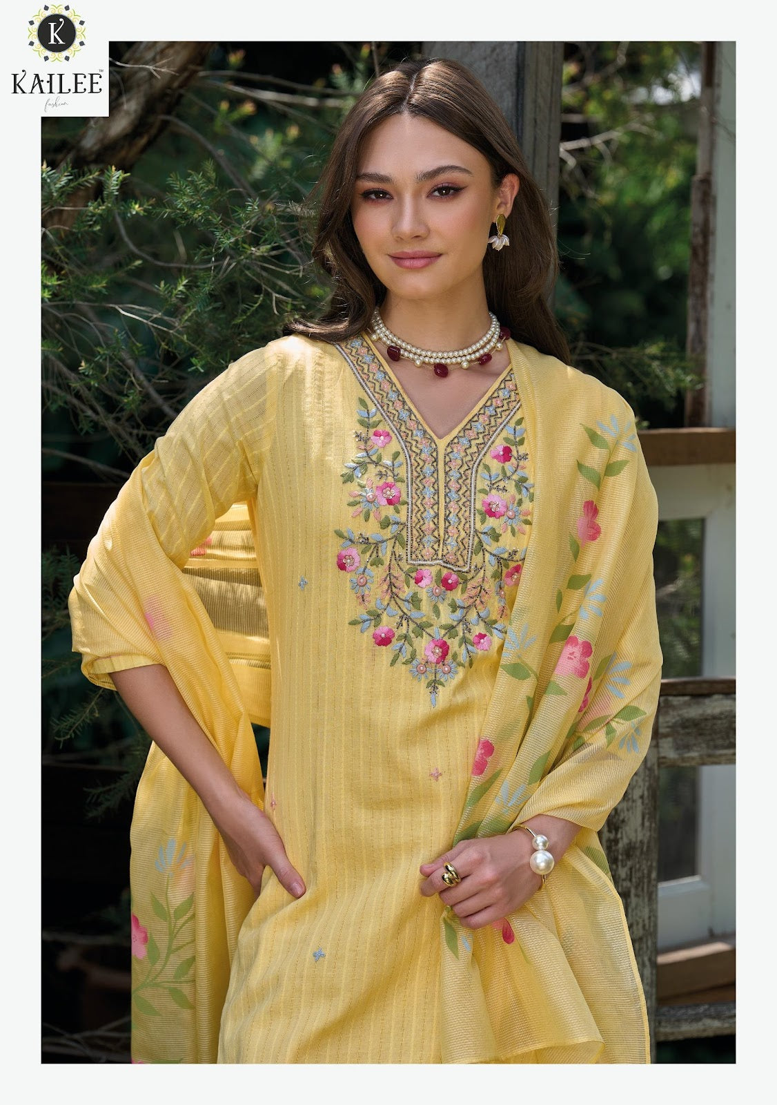 New Summer Garden Kailee Fashion Pure Cotton Readymade Pant Style Suits Wholesaler Ahmedabad