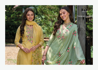 New Summer Garden Kailee Fashion Pure Cotton Readymade Pant Style Suits Wholesaler Ahmedabad