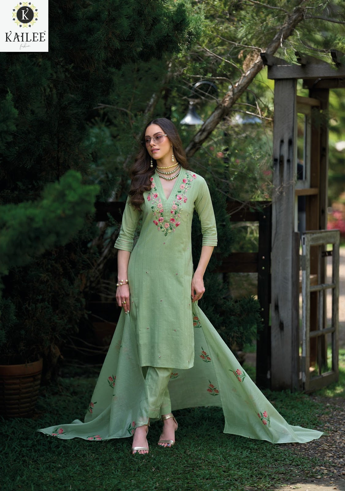 New Summer Garden Kailee Fashion Pure Cotton Readymade Pant Style Suits Wholesaler Ahmedabad