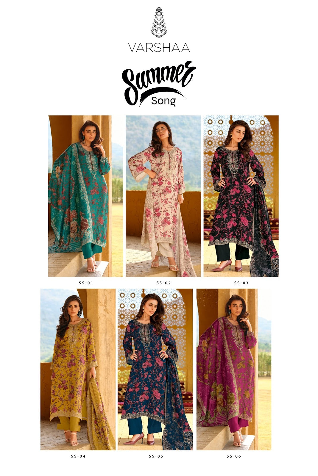 New Summer Song Varshaa Raw Silk Pant Style Suits Wholesale Rate