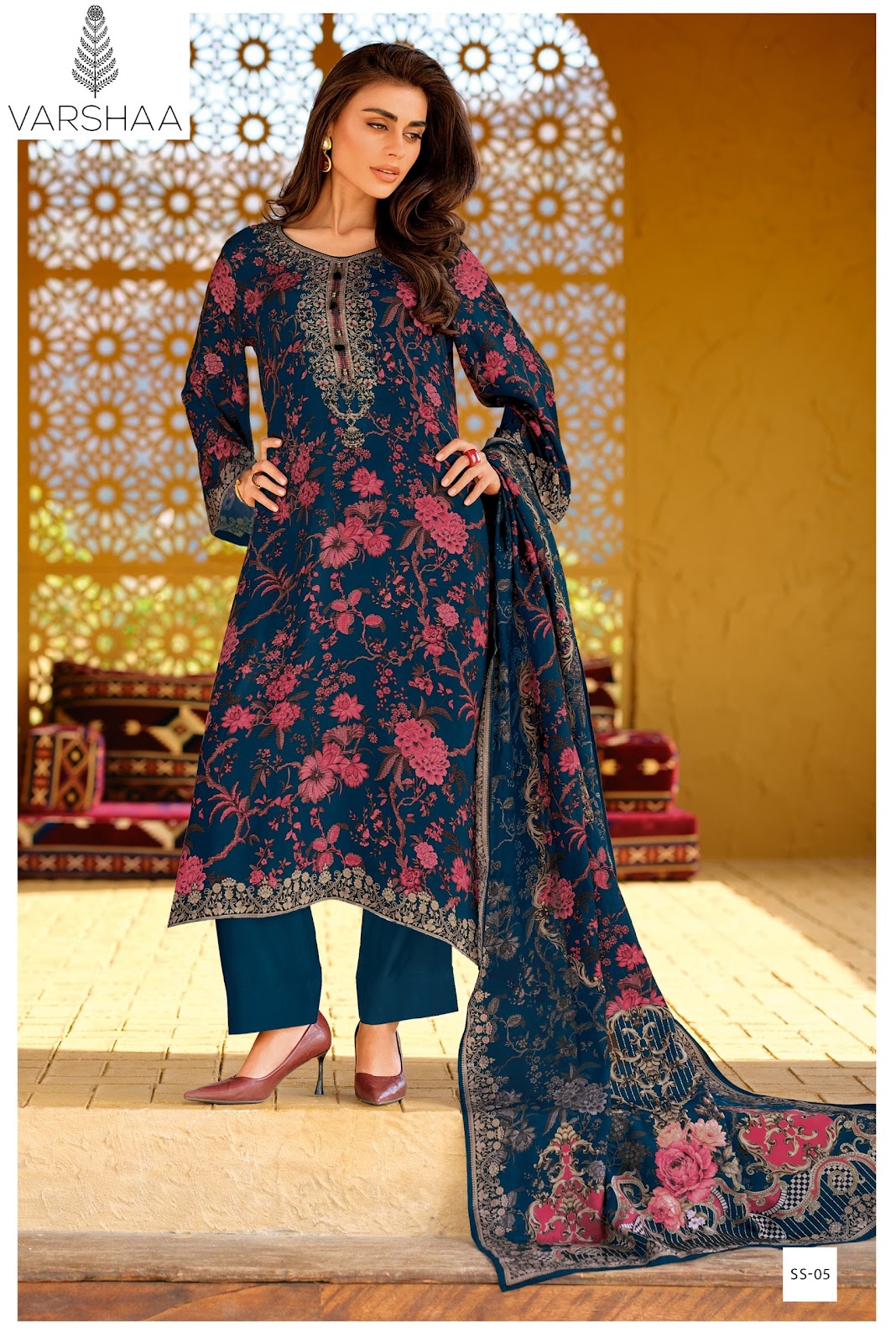 New Summer Song Varshaa Raw Silk Pant Style Suits Wholesale Rate