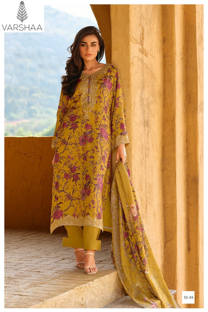 New Summer Song Varshaa Raw Silk Pant Style Suits Wholesale Rate