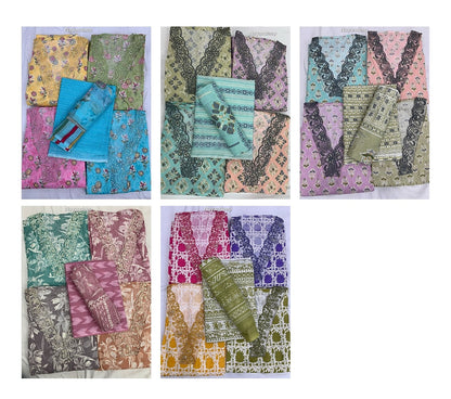 New Tik Tok Nayandeep Cotton Dress Material Wholesaler