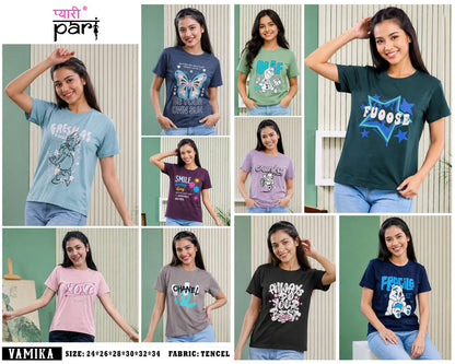 New Vamika Pyari Pari Lycra Tencil Girls Top Manufacturer India