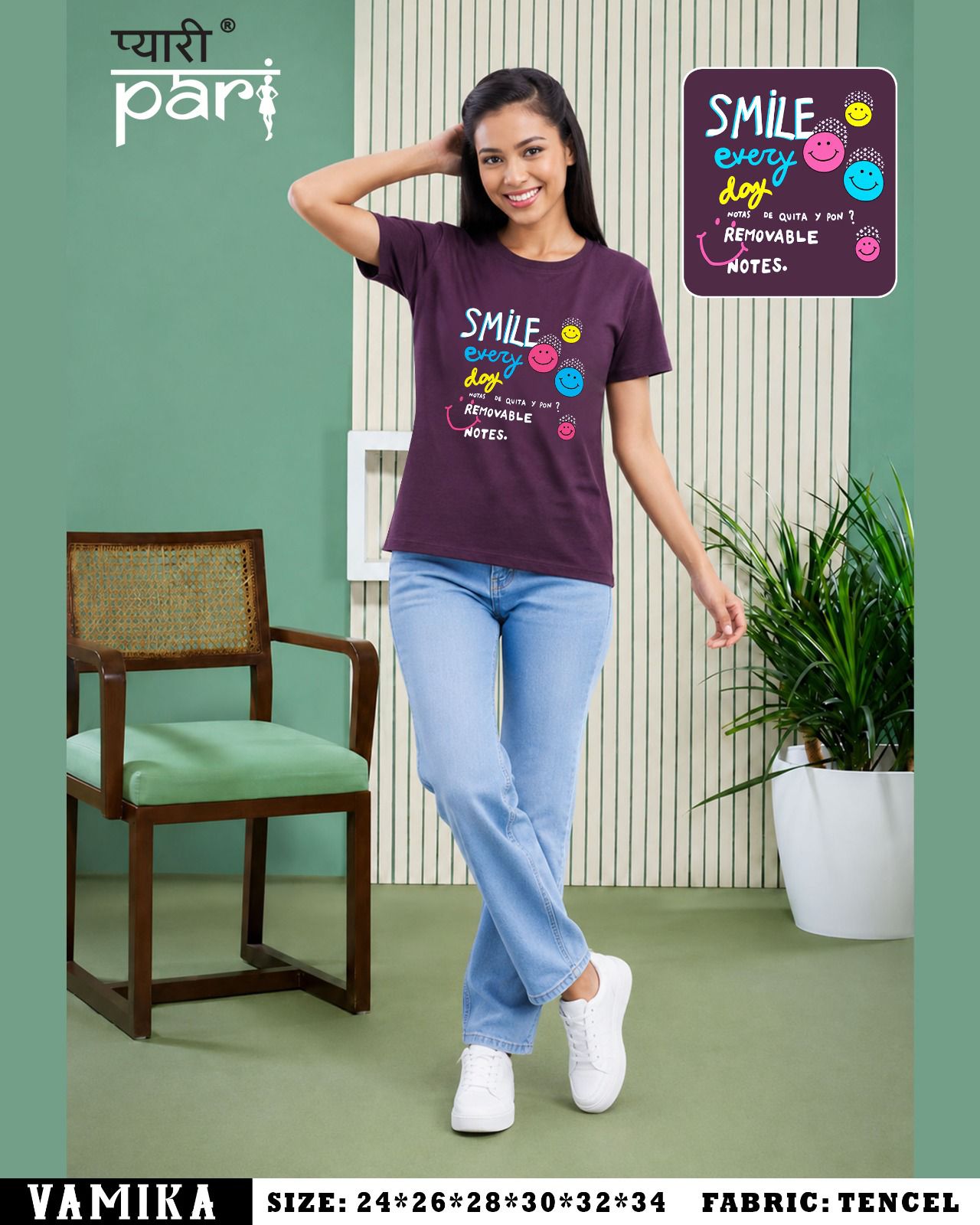 New Vamika Pyari Pari Lycra Tencil Girls Top Manufacturer India