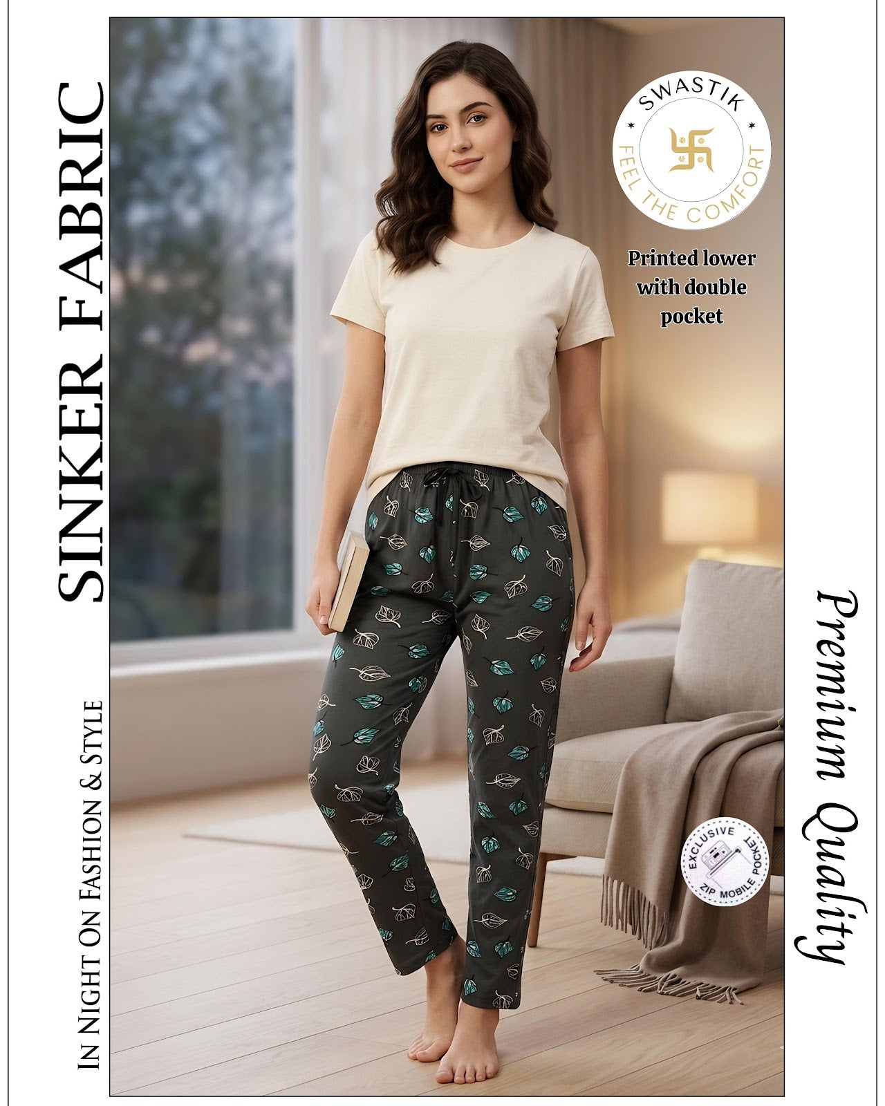 New Vol 0003 C Swastik Sinker Women Night Lower Manufacturer Ahmedabad