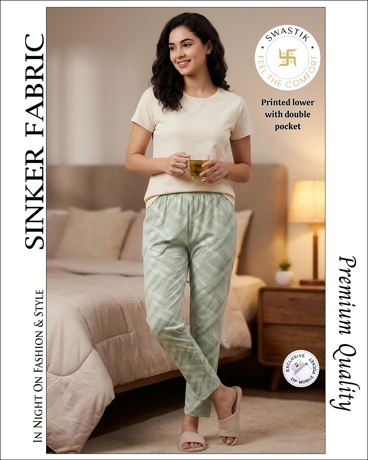New Vol 0003 C Swastik Sinker Women Night Lower Manufacturer Ahmedabad