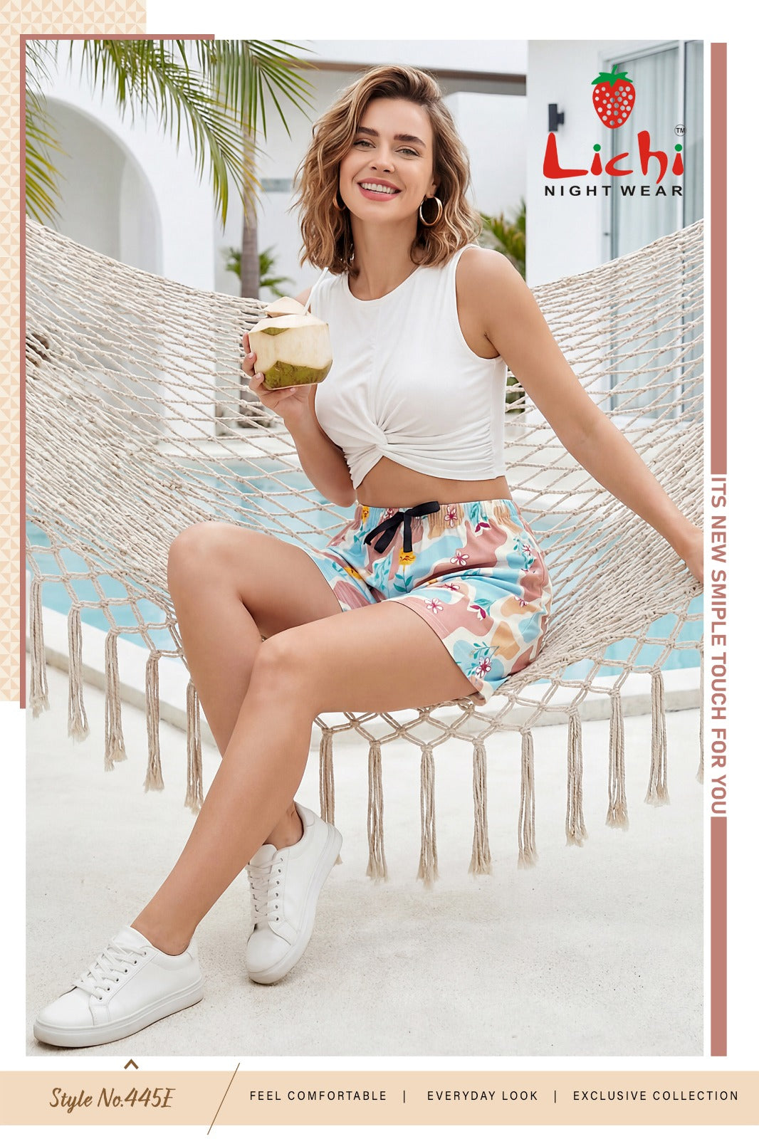 New Vol 445 Lichi Cotton Women Shorts Wholesaler Ahmedabad