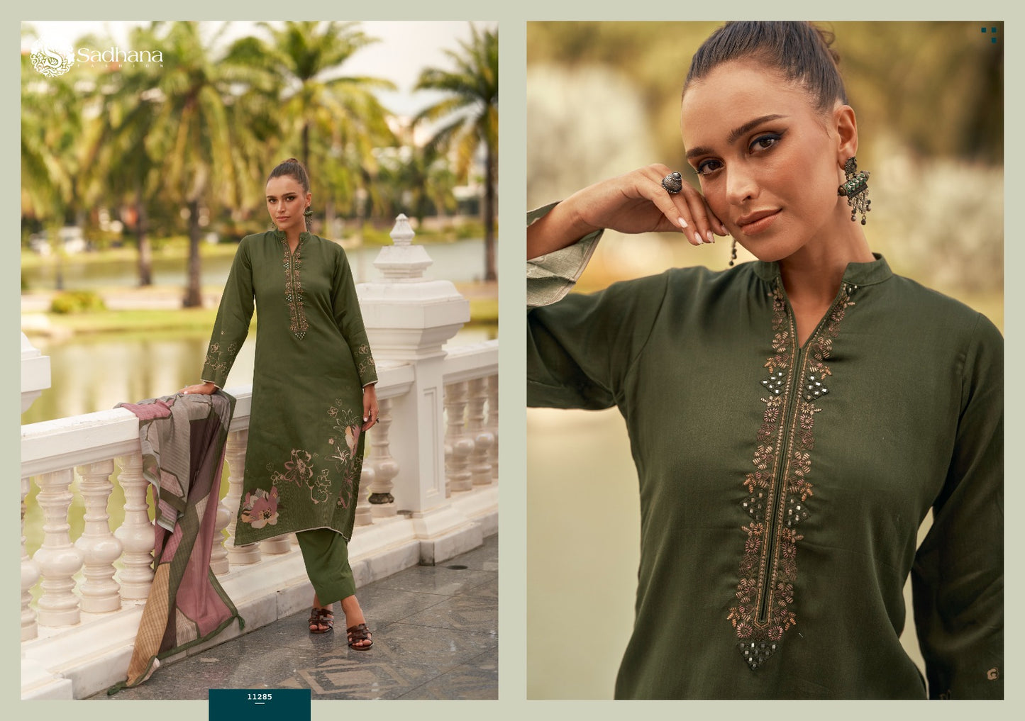 New Zaira Sadhana Jaam Cotton Pant Style Suits Supplier India