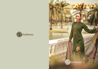 New Zaira Sadhana Jaam Cotton Pant Style Suits Supplier India