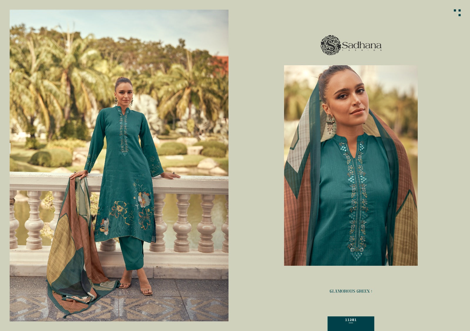 New Zaira Sadhana Jaam Cotton Pant Style Suits Supplier India