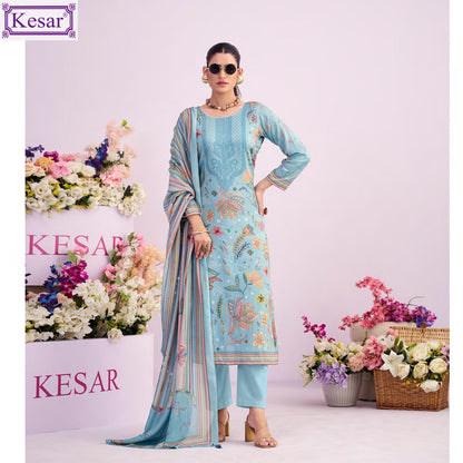 New Zara Kesar Jam Satin Karachi Salwar Suits Supplier Gujarat