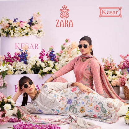 New Zara Kesar Jam Satin Karachi Salwar Suits Supplier Gujarat