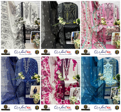 Qurbat Vol 8 Nx Keval Fab Cotton Open Picture Karachi Salwar Suits Exporter Gujarat