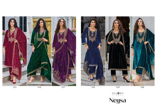 Neysa Kilory Velvet Suits Wholesale Price