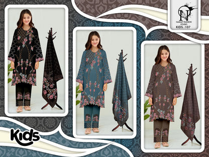 Nfs 107 Naimat Fashion Studio Fox Georgette Girls Pakistani Readymade Suit Supplier Ahmedabad