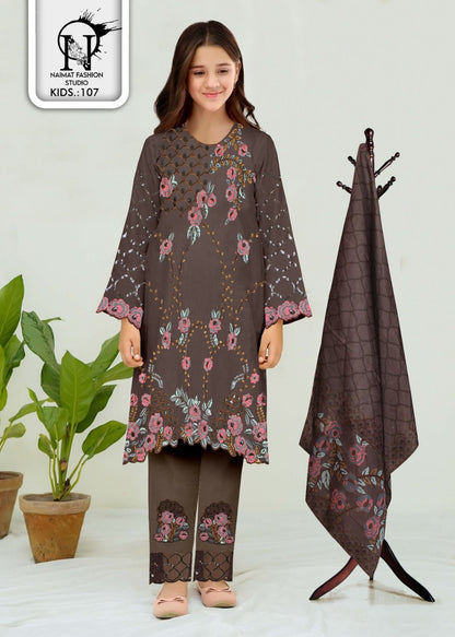 Nfs 107 Naimat Fashion Studio Fox Georgette Girls Pakistani Readymade Suit Supplier Ahmedabad