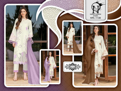 Nfs 1130 Naimat Fashion Studio Pure Fox Pakistani Readymade Suits Wholesaler Ahmedabad