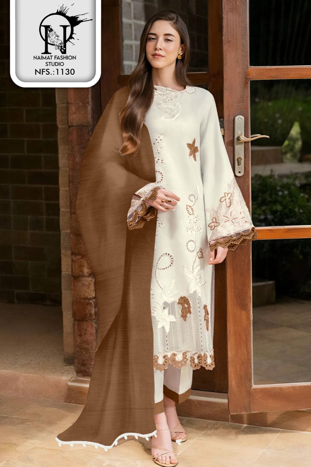 Nfs 1130 Naimat Fashion Studio Pure Fox Pakistani Readymade Suits Wholesaler Ahmedabad