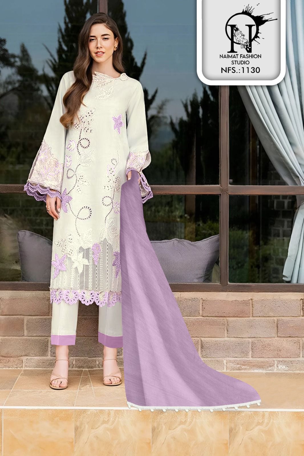 Nfs 1130 Naimat Fashion Studio Pure Fox Pakistani Readymade Suits Wholesaler Ahmedabad