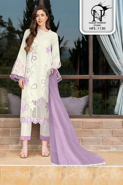 Nfs 1130 Naimat Fashion Studio Pure Fox Pakistani Readymade Suits Wholesaler Ahmedabad