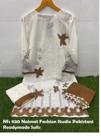 Nfs 1130 Naimat Fashion Studio Pure Fox Pakistani Readymade Suits Wholesaler Ahmedabad