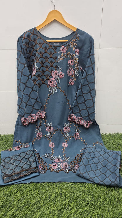 Nfs 1142 Naimat Fashion Studio Pure Fox Pakistani Readymade Suits Wholesale
