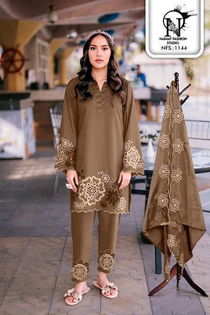 Nfs 1144 Naimat Fashion Studio Pure Fox Pakistani Readymade Suits Supplier Ahmedabad