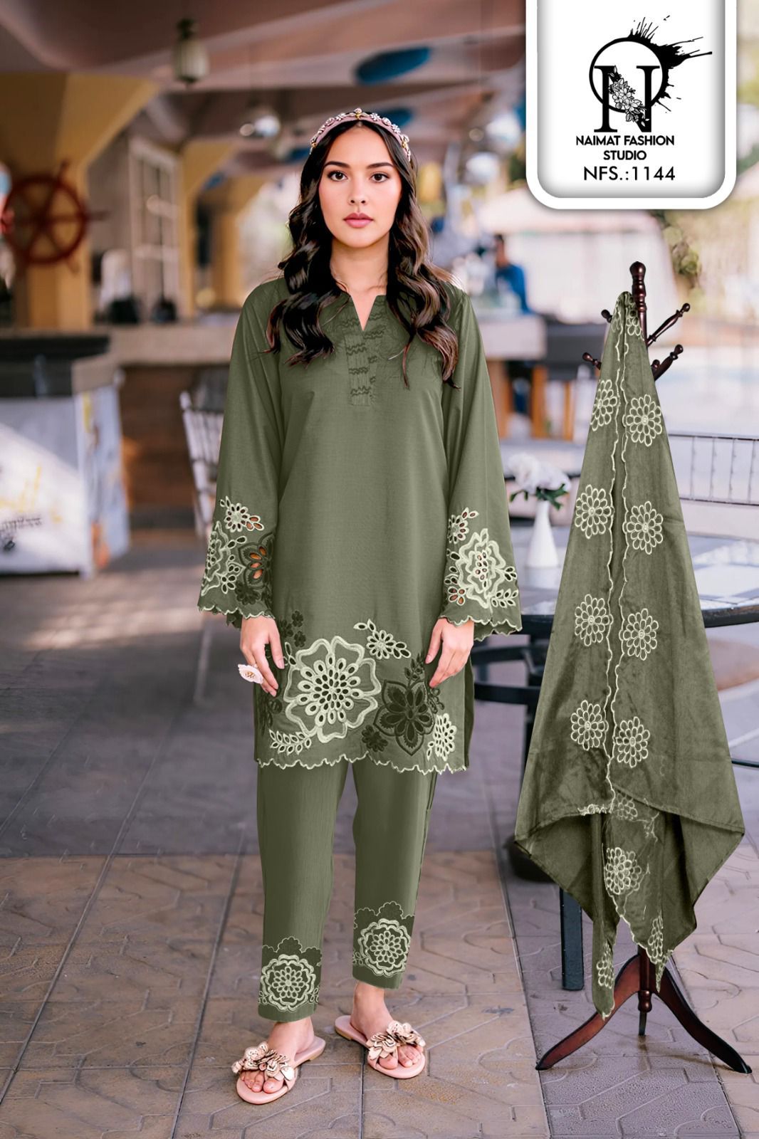 Nfs 1144 Naimat Fashion Studio Pure Fox Pakistani Readymade Suits Supplier Ahmedabad