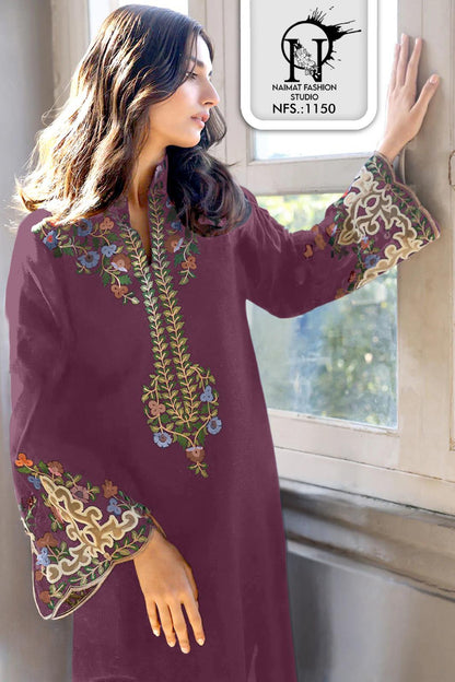 Nfs 1150 New Colour Naimat Fashion Studio Pure Fox Pakistani Readymade Suits Manufacturer Ahmedabad