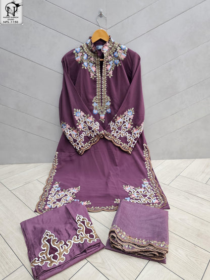 Nfs 1150 New Colour Naimat Fashion Studio Pure Fox Pakistani Readymade Suits Manufacturer Ahmedabad