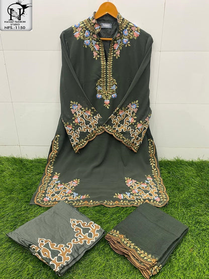 Nfs 1150 New Colour Naimat Fashion Studio Pure Fox Pakistani Readymade Suits Manufacturer Ahmedabad