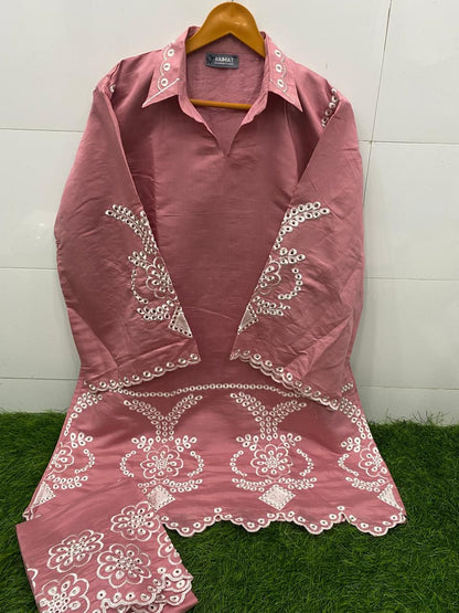 Nfs 1154 Naimat Fashion Studio Roman Co Ord Set Wholesaler Ahmedabad