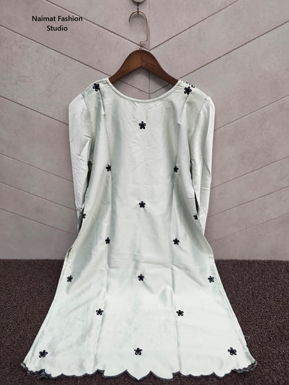 Nfs 1166 Naimat Fashion Studio Satin Pakistani Readymade Suits Exporter Gujarat