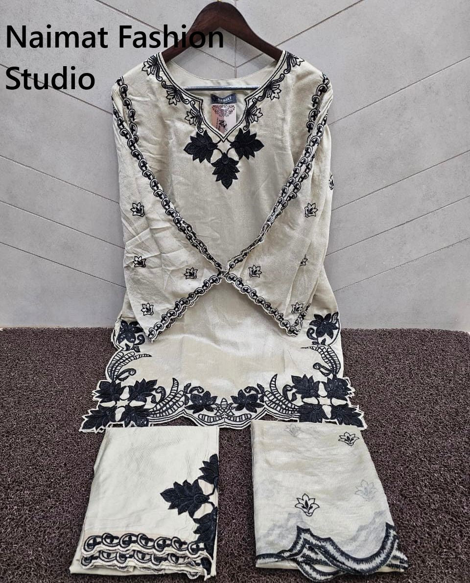 Nfs 1170 Naimat Fashion Studio Vichitra Pakistani Readymade Suits Wholesale