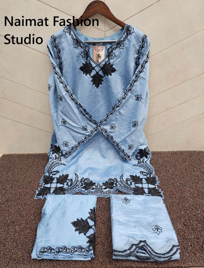 Nfs 1170 Naimat Fashion Studio Vichitra Pakistani Readymade Suits Wholesale
