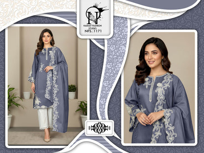 Nfs 1171 Naimat Fashion Studio Pakistani Readymade Suits Supplier Gujarat