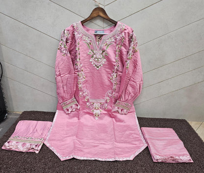 Nfs 1174 New Colours Naimat Fashion Studio Roman Silk Pakistani Readymade Suits Manufacturer