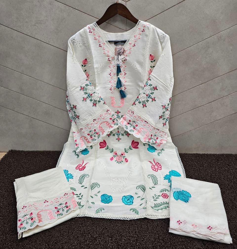 Nfs 1176 Naimat Fashion Studio Roman Silk Pakistani Readymade Suits Wholesale Rate