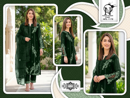 Nfs 1178 Naimat Fashion Studio Pure Fox Pakistani Readymade Suits Supplier