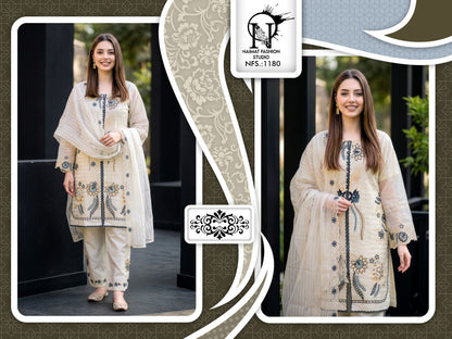 Nfs 1180 Naimat Fashion Studio Pakistani Readymade Suits Wholesale Price