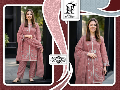 Nfs 1180 Naimat Fashion Studio Pakistani Readymade Suits Wholesale Price