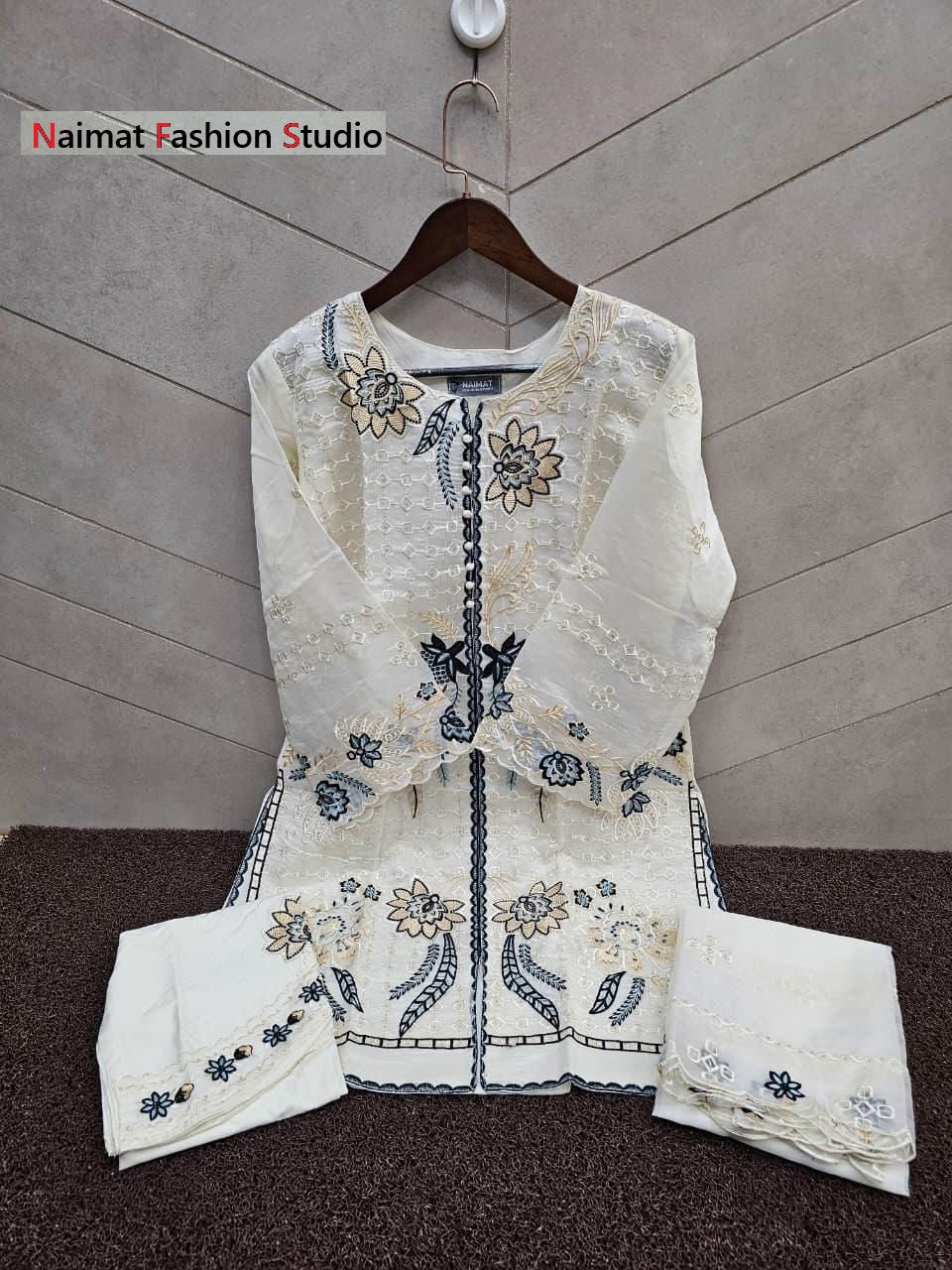 Nfs 1180 Naimat Fashion Studio Pakistani Readymade Suits Wholesale Price