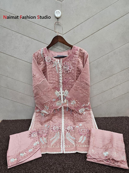 Nfs 1180 Naimat Fashion Studio Pakistani Readymade Suits Wholesale Price