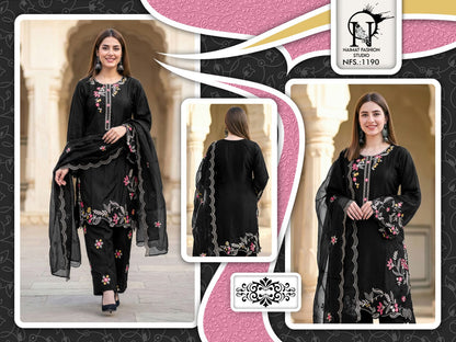 Nfs 1190 Naimat Fashion Studio Pakistani Readymade Suits Manufacturer Ahmedabad