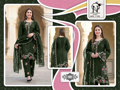Nfs 1190 Naimat Fashion Studio Pakistani Readymade Suits Manufacturer Ahmedabad