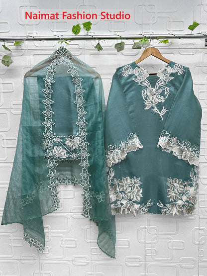 Nfs 1200 Naimat Fashion Studio Roman Pakistani Readymade Suits Supplier Ahmedabad