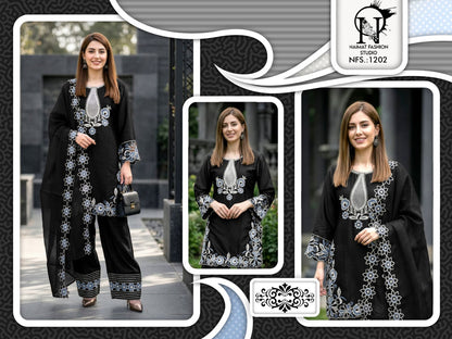 Nfs 1202 Naimat Fashion Studio Pakistani Readymade Suits Supplier Ahmedabad